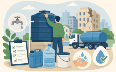 Agua después de un terremoto: qué hacer para proteger la salud